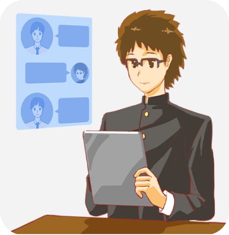 あこがれの大学生の先輩が、あなたの学習をサポート。